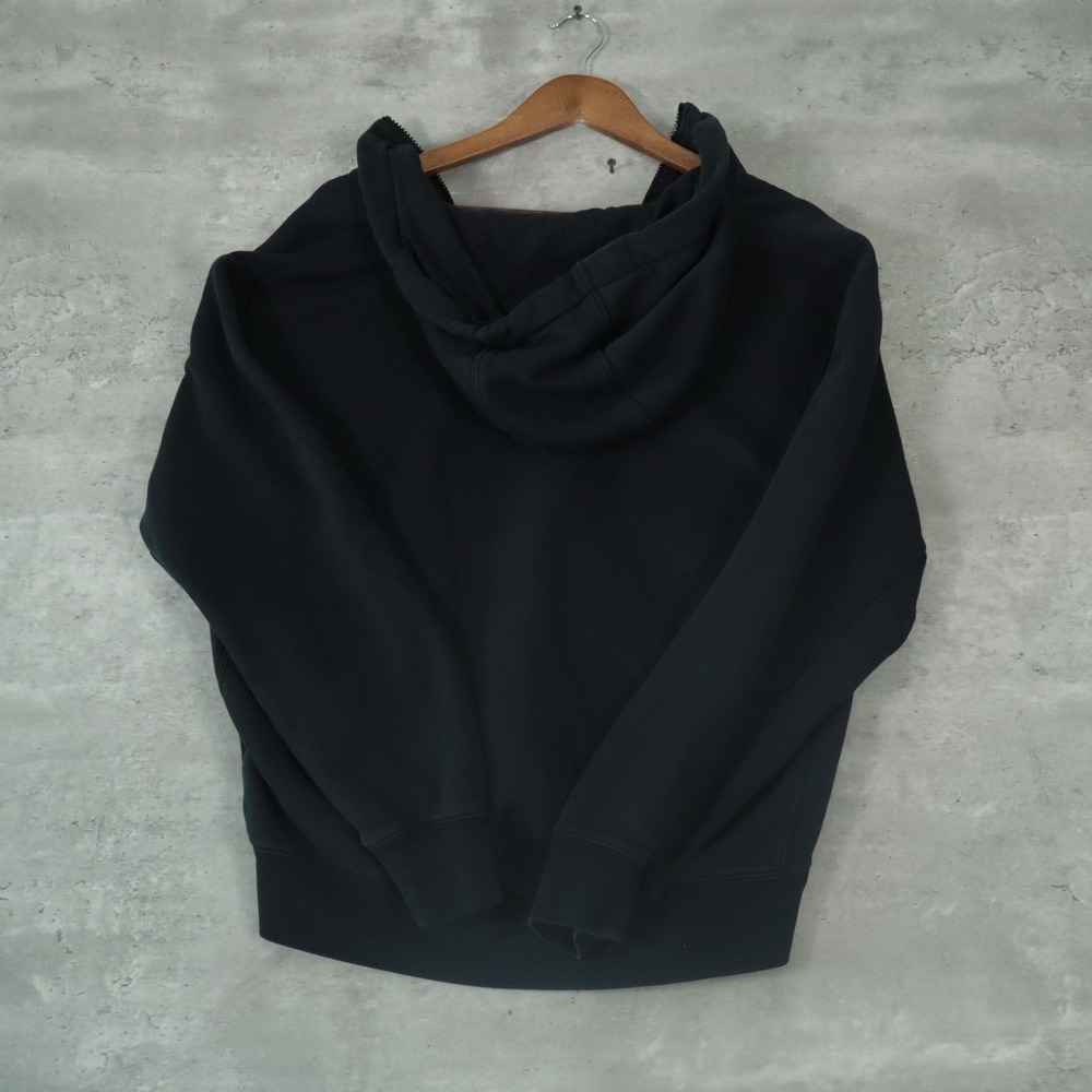Nike Full Zip Hoodie Medium Black Sportswear Futura Logo Mens Sweatshirt - Picture 2 of 6